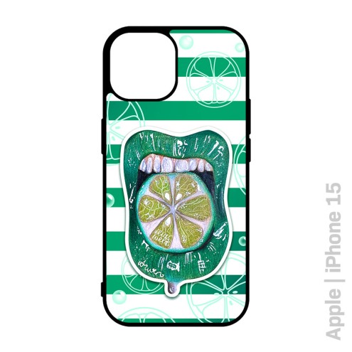 Lime SUMMERKISS cell phone case black