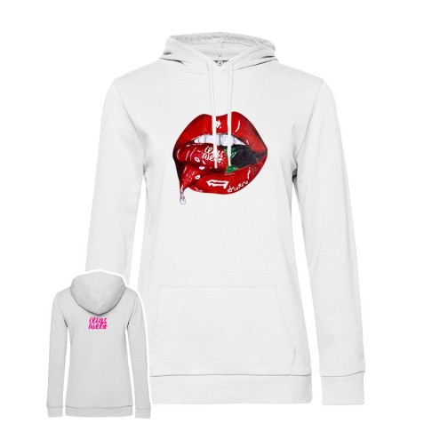 Felpa con cappuccio estiva SUMMERKISS fragola donna
