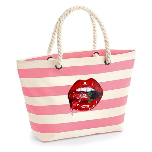 Strawberry SUMMERKISS Sac à provisions/sac de plage