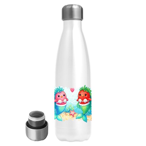 Fraise Mermaids Gourde en acier inoxydable 500ml