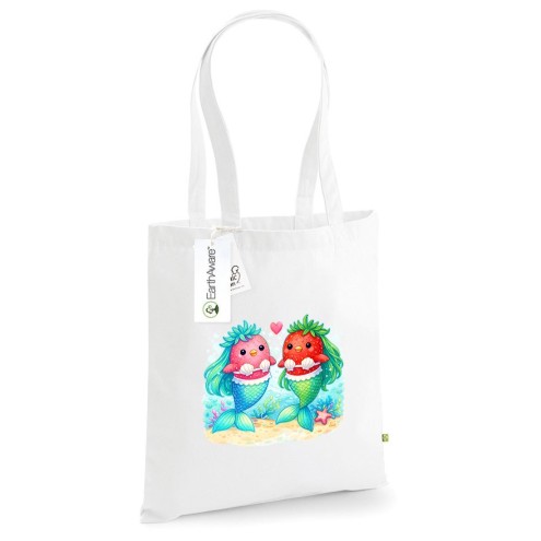 Sac en coton Mermaids aux fraises