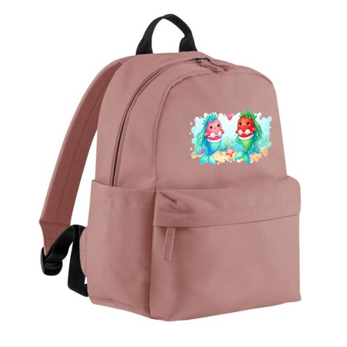 Mini sac à dos Mermaids à la fraise