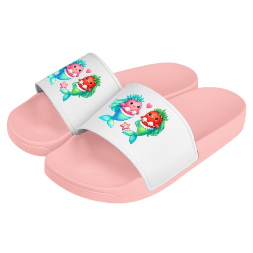 Chaussons de bain Mermaids à la fraise