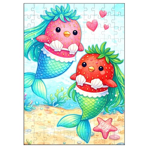 Puzzle Mermaids à la fraise