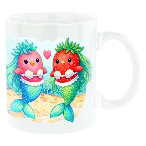 Tasse Mermaids aux fraises