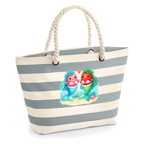 Fraise Mermaids Shopping Bag/Sac de plage