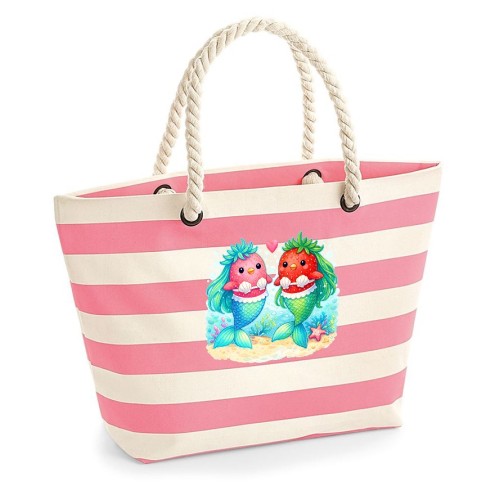 Fraise Mermaids Shopping Bag/Sac de plage