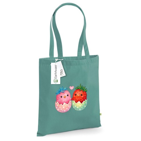 Sacchetto di cotone con Peeps alla fragola