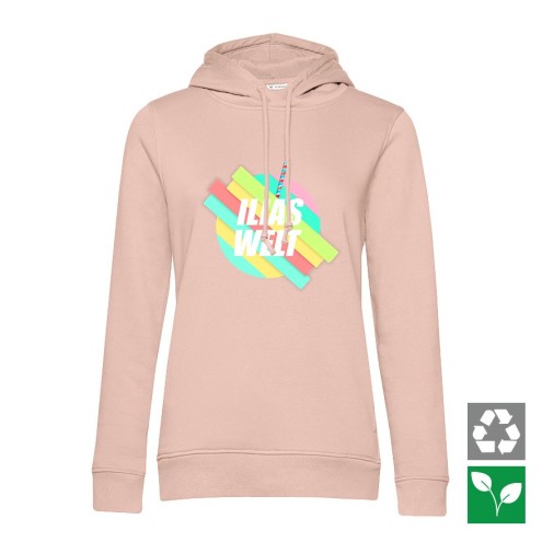 Ilias World Panele Organic Hoodie women