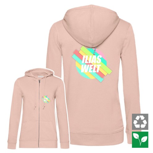 Ilias Welt Panele Organic Zipped Hoodie women