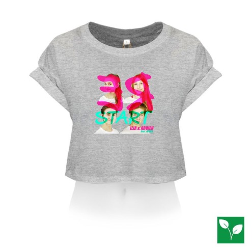 RESTART Organic Crop T-shirt femme
