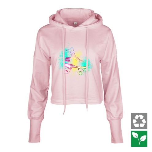 Ilias Welt Rollschuh Cropped Hoodie women