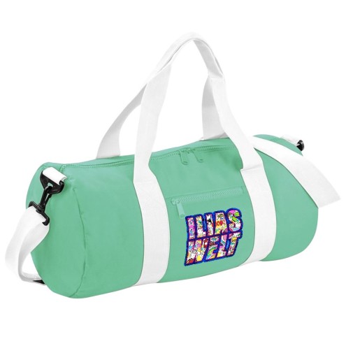 ILIAS Sticker Welt Sporttasche Pastell