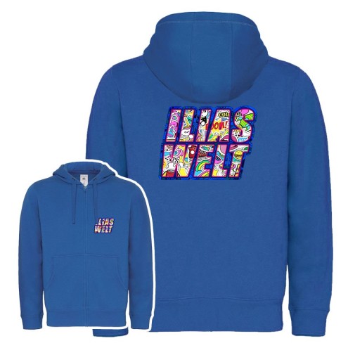 ILIAS Sticker World Basic Zipped Hoodie