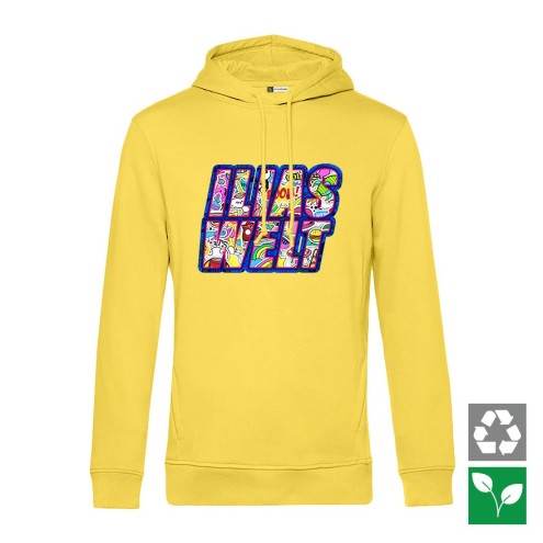 ILIAS Sticker World Organic Hoodie