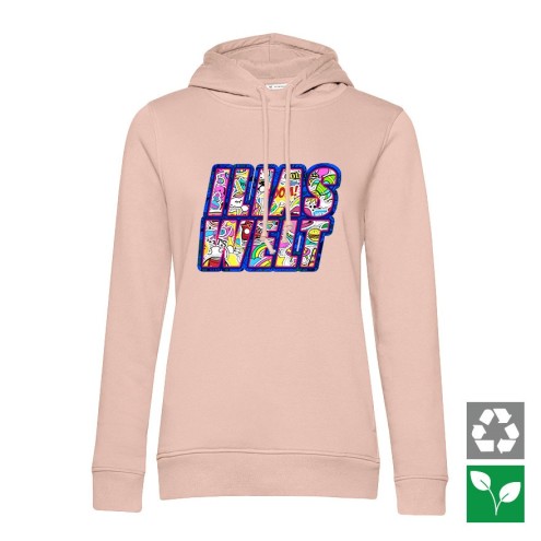 ILIAS Sticker World Organic Hoodie women