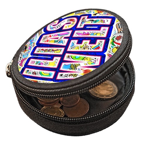 ILIAS Sticker World mini wallet