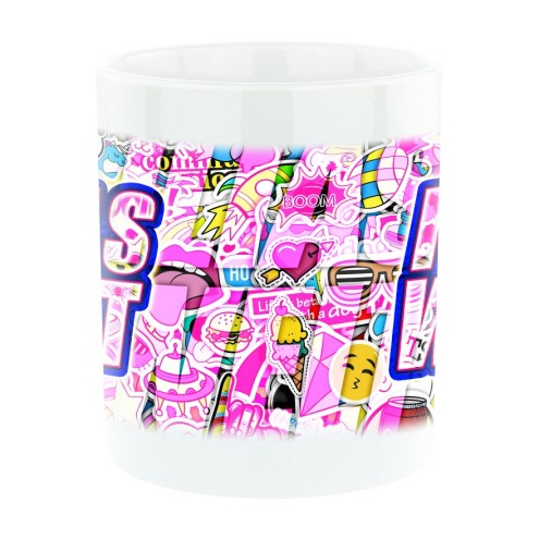 ILIAS sticker world mug