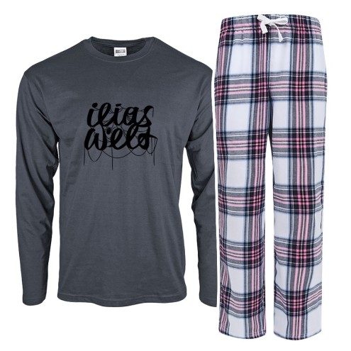 Ilias Welt SPIDER black children's pyjamas check long