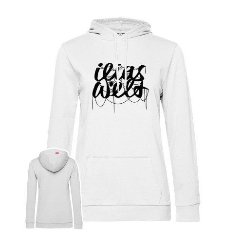 Ilias Welt SPIDER black summer hoodie women