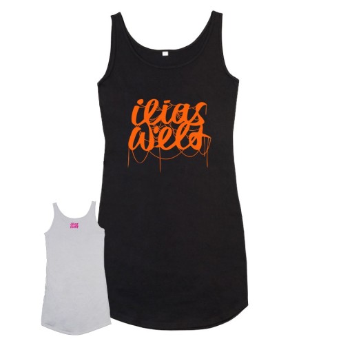 Ilias Welt SPIDER orange Long-Top women