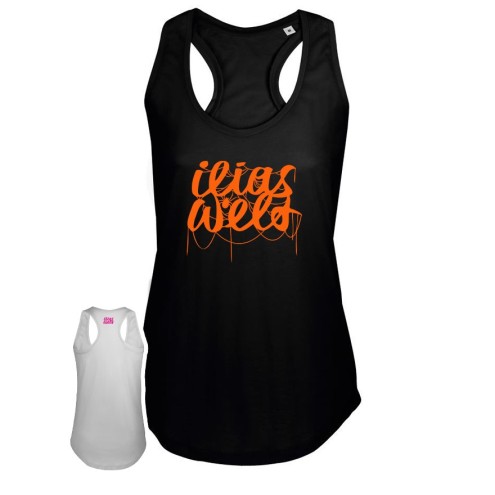 Ilias World SPIDER orange Girlie Tank Top
