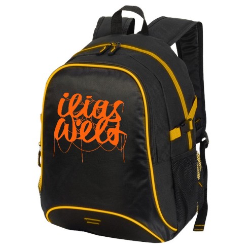 Ilias Welt SPIDER arancione zaino per il tempo libero