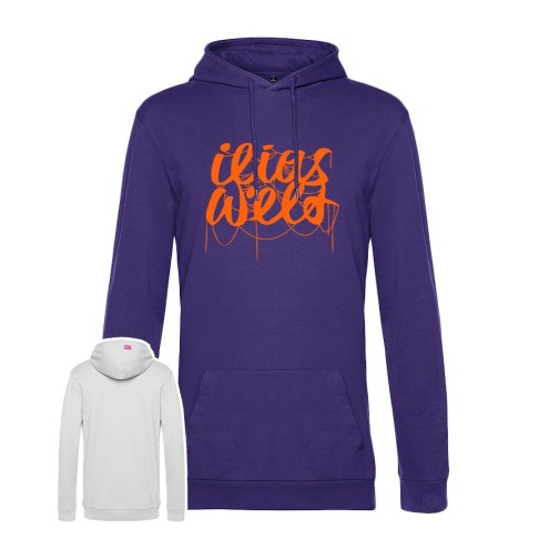 Ilias World SPIDER orange summer hoodie