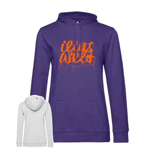 Ilias Welt SPIDER orange summer hoodie women