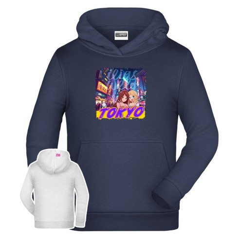 Tokyo Vibes Felpa con cappuccio bambini