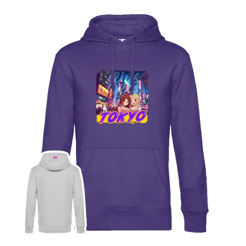 Felpa con cappuccio Tokyo Vibes Premium