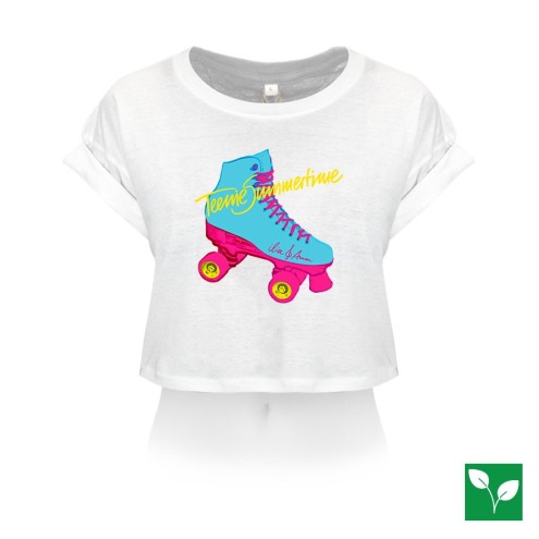 Ilias Welt Teenie Summertime Organic Crop T-Shirt women