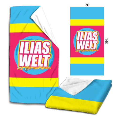 IIias World microfiber bath towel