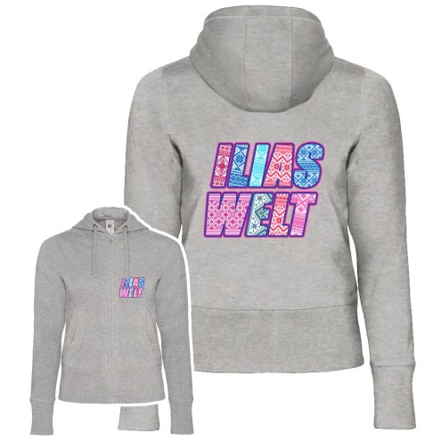 Ilias Maglioni invernali Basic Felpa con cappuccio e zip da donna