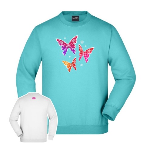 Winter butterflies sweater kids