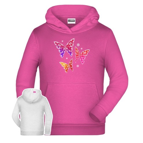Hoodie hiver papillon kids