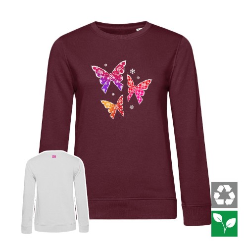 Papillons d'hiver Sweat organique femmes