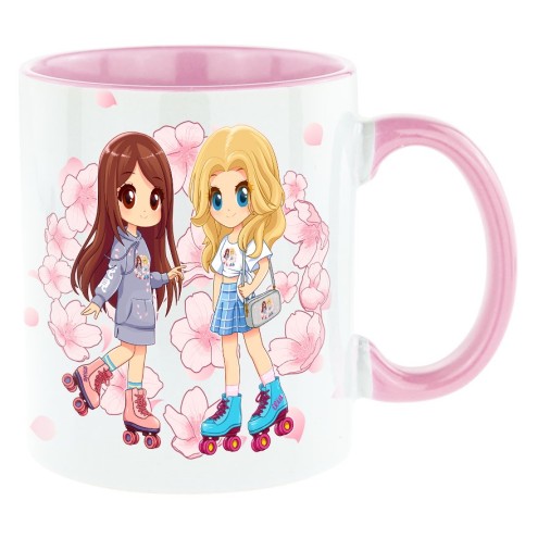 Mangadolls Hanami Bi-Color Tasse rose