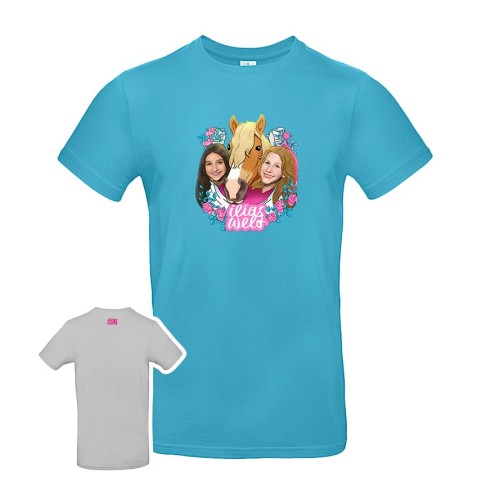T-shirt Le monde d'Ilia Amour des chevaux