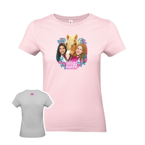 Ilias Welt Pferdeliebe T-shirt femmes