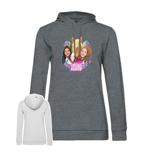 Ilias Welt Pferdedeliebe Sommer Hoodie women