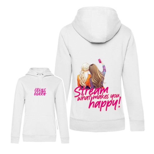 Streaming con Ilia e Arwen Felpa con cappuccio Premium donne
