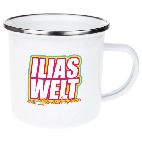 Ilias World enamel mug/mug
