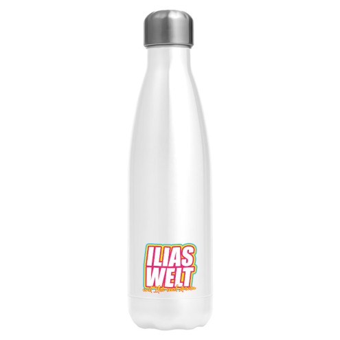 Ilias Welt Edelstahl Trinkflasche 500 ml