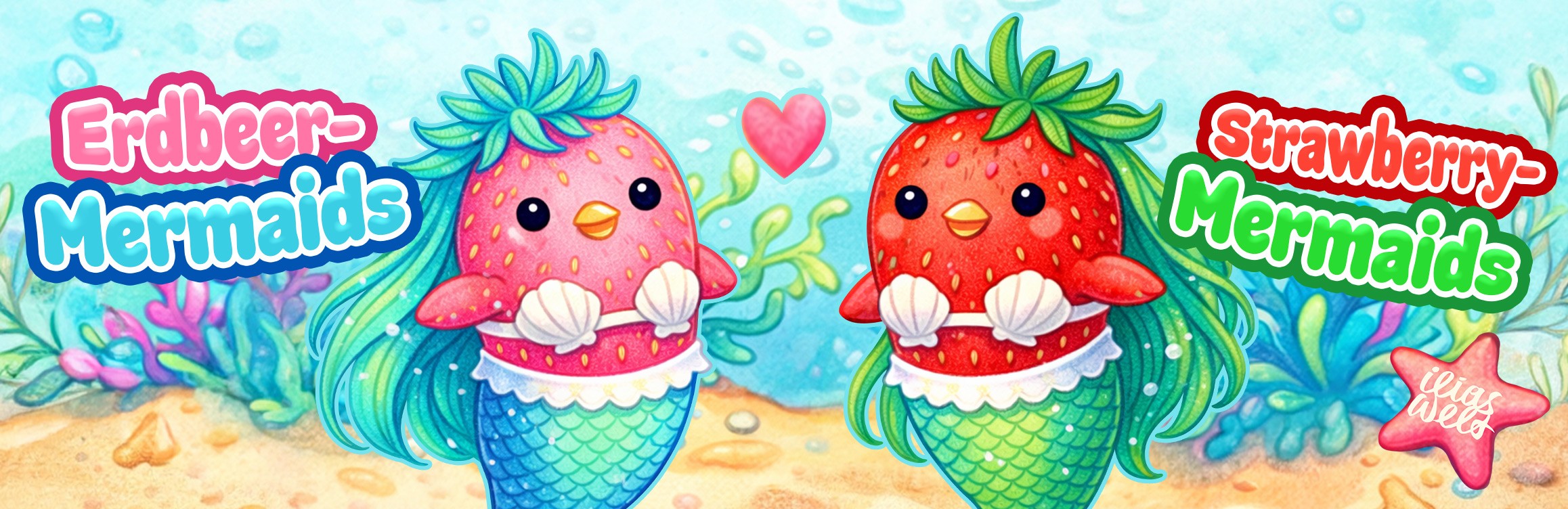 Mermaids aux fraises